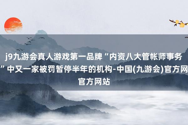 j9九游会真人游戏第一品牌“内资八大管帐师事务所”中又一家被罚暂停半年的机构-中国(九游会)官方网站