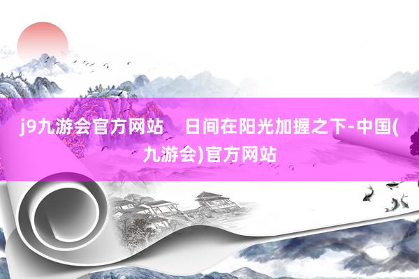 j9九游会官方网站    日间在阳光加握之下-中国(九游会)官方网站