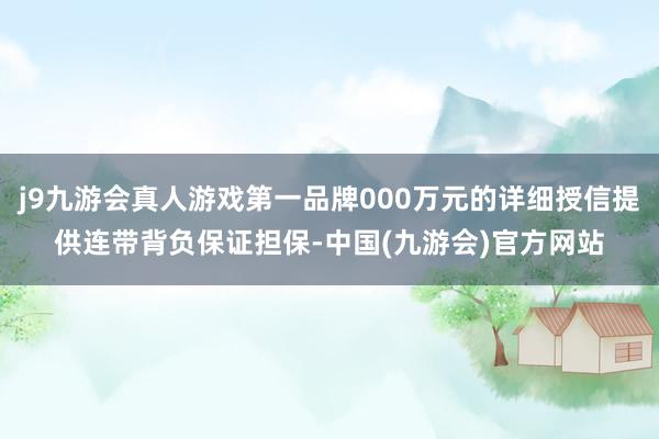 j9九游会真人游戏第一品牌000万元的详细授信提供连带背负保证担保-中国(九游会)官方网站