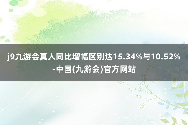 j9九游会真人同比增幅区别达15.34%与10.52%-中国(九游会)官方网站